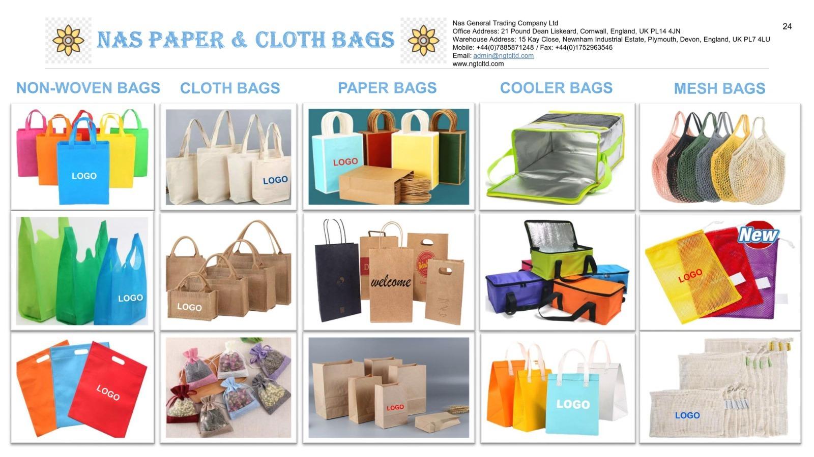 SHOPPING BAGS & CARRY BAGS